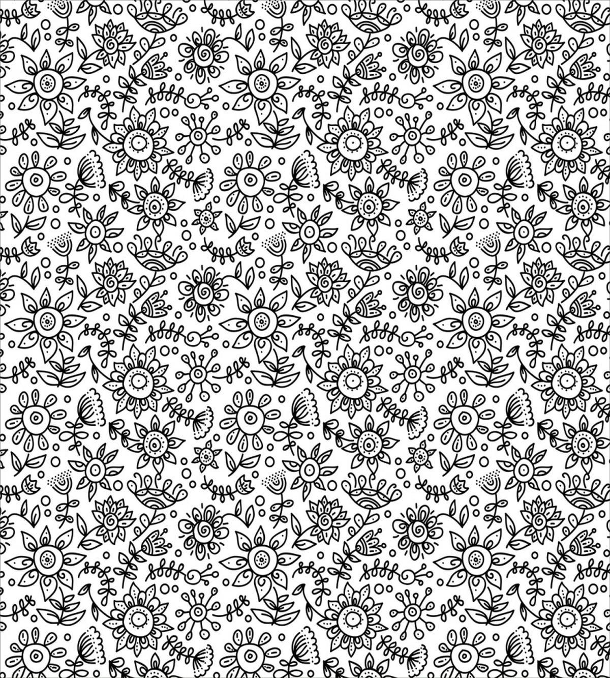 Floral Sketch — Pattern