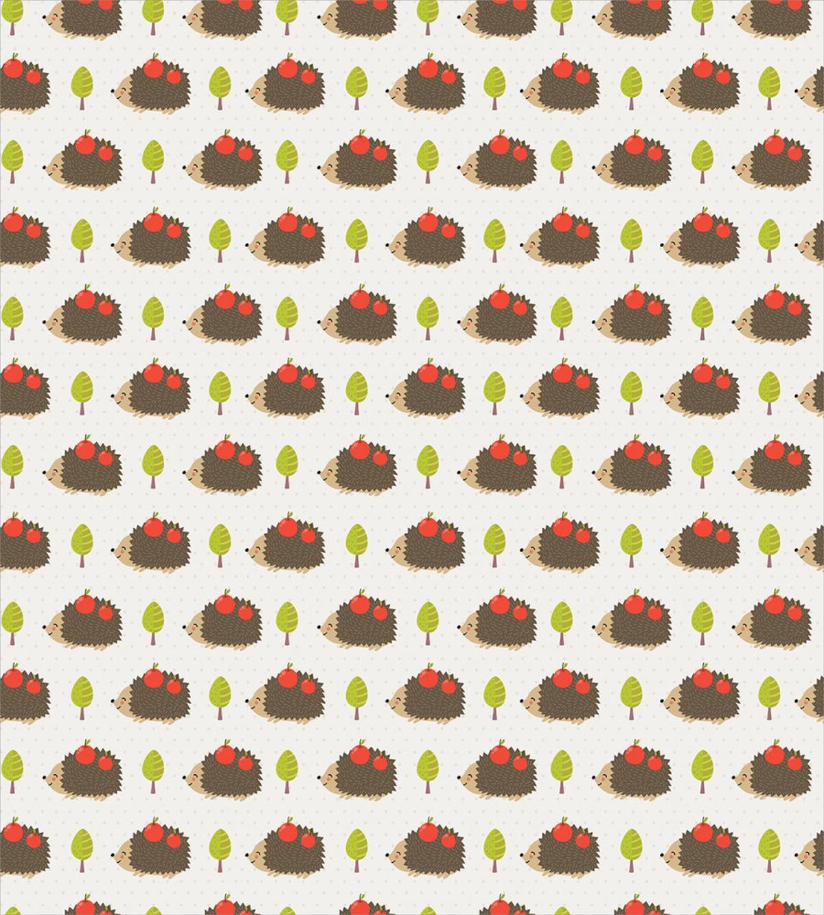 Porcupine Apples Trees — Pattern