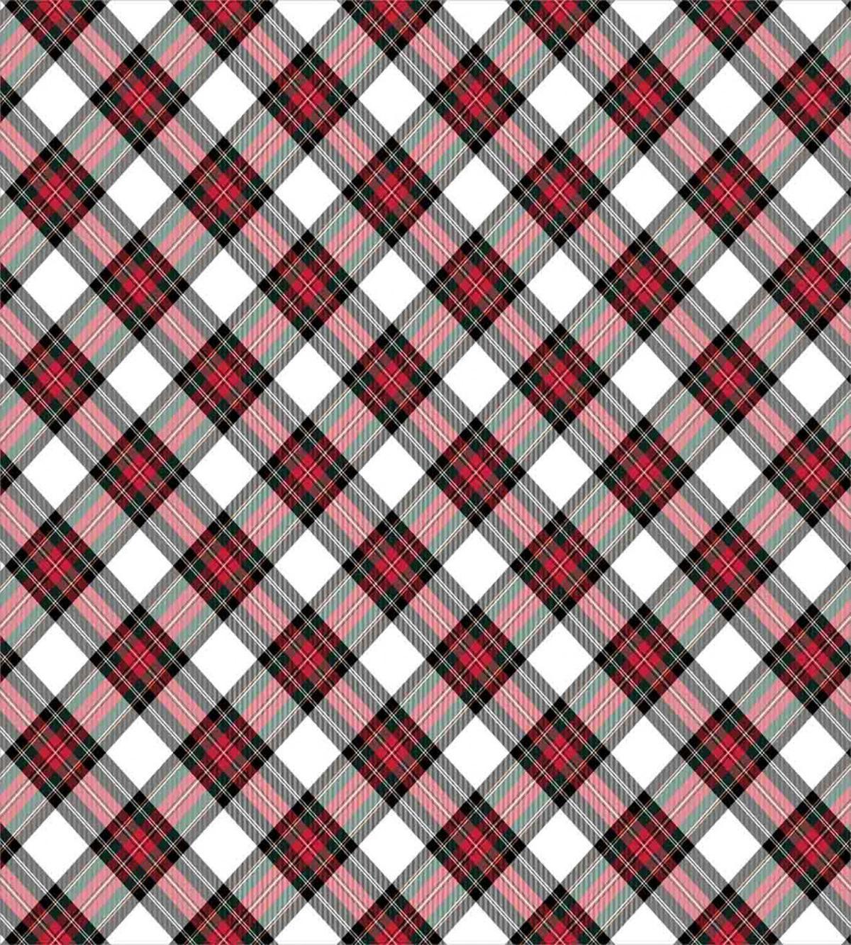 Plaid Motif Rhombuses — Pattern