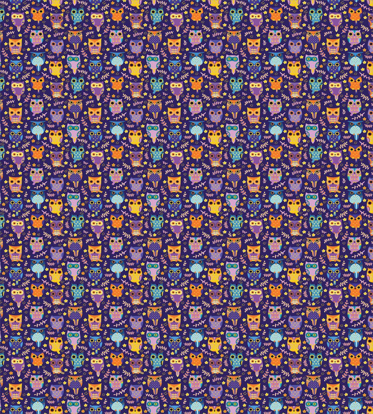 Leaves Stars Comic — Pattern