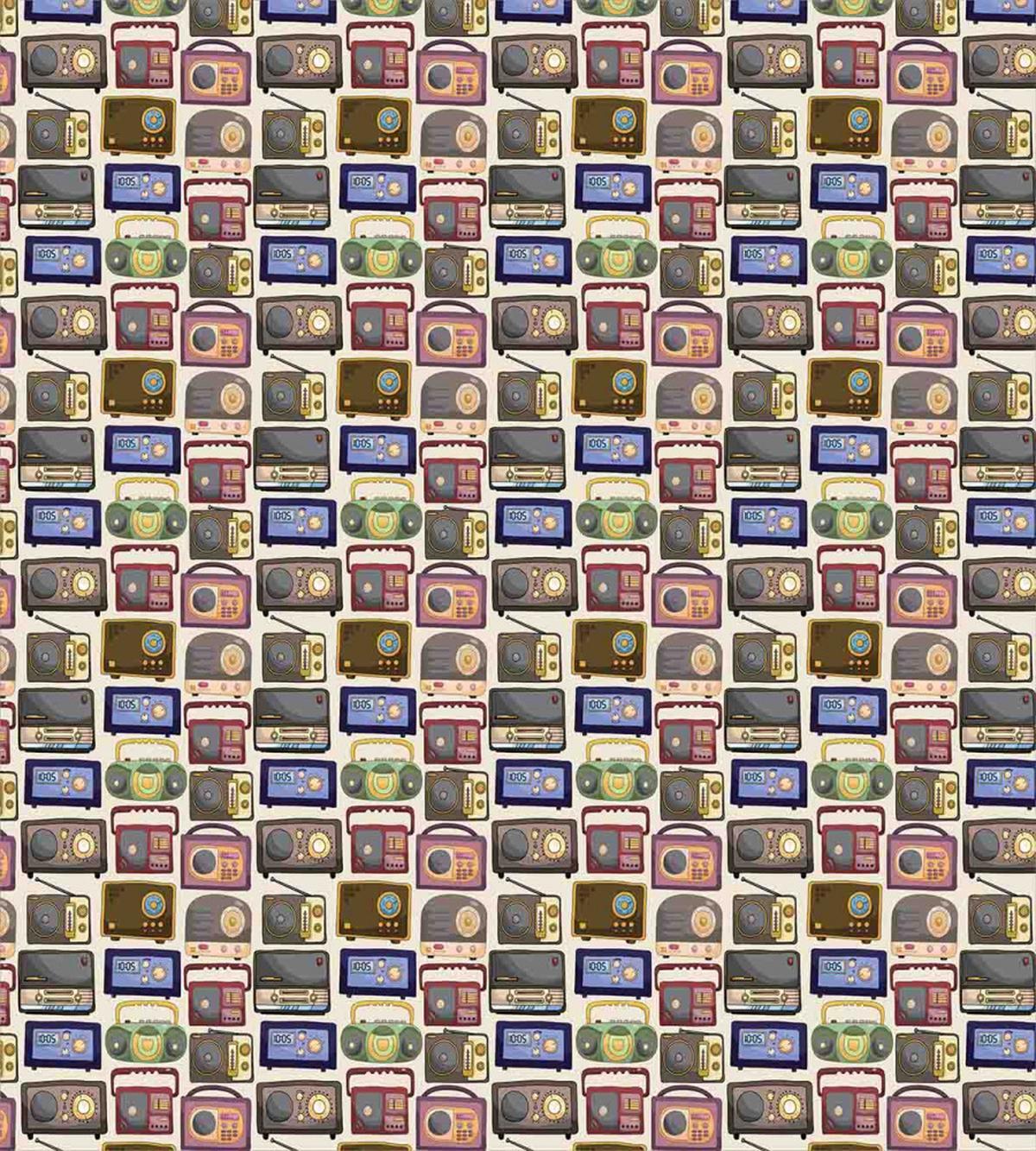 Cartoon Radio Pattern — Pattern