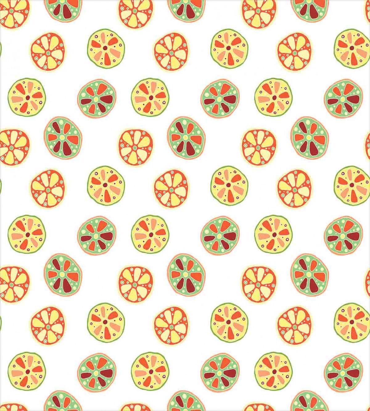 Grapefruits and Lemons — Pattern