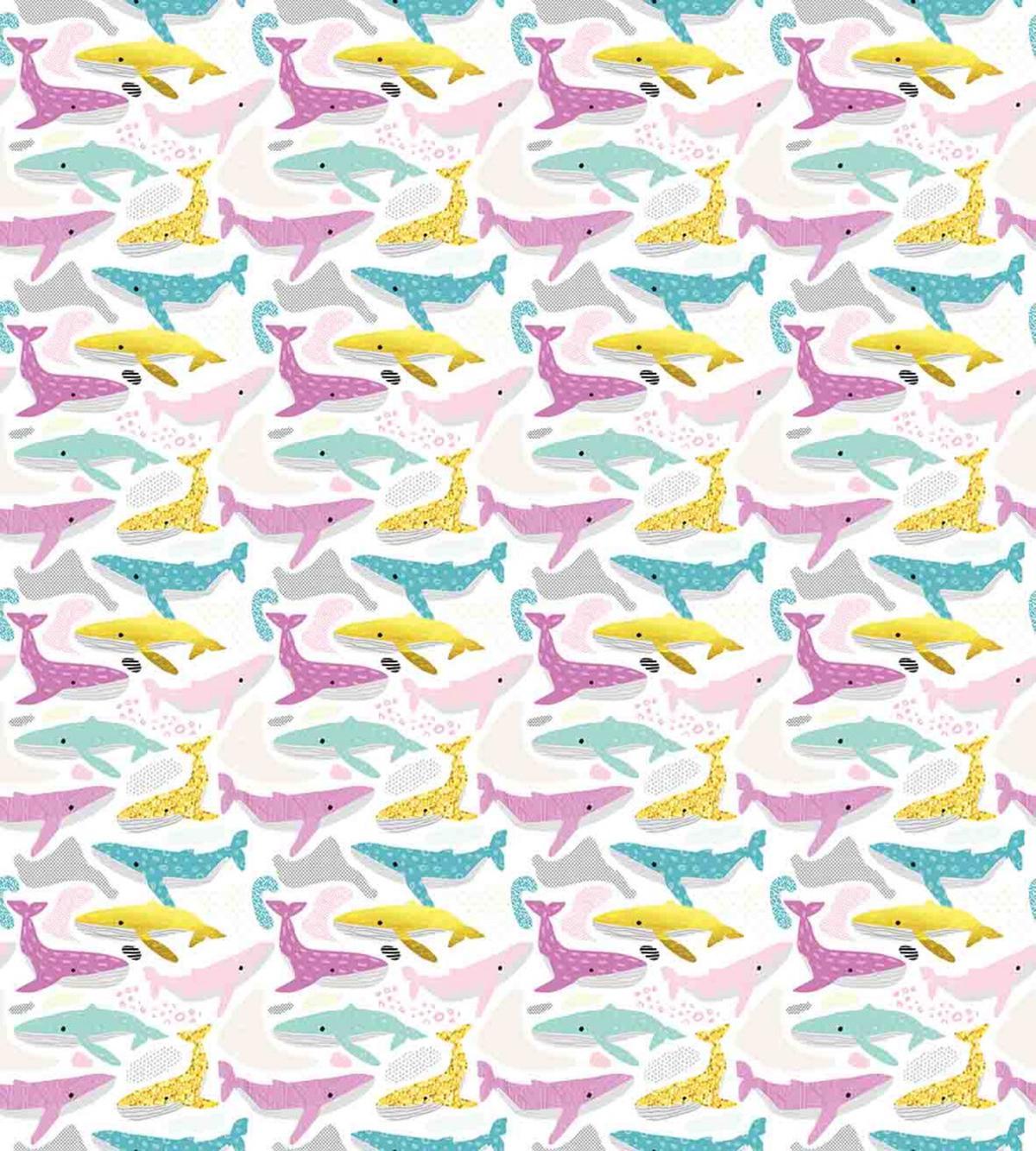 Whales Childish Maritime — Pattern