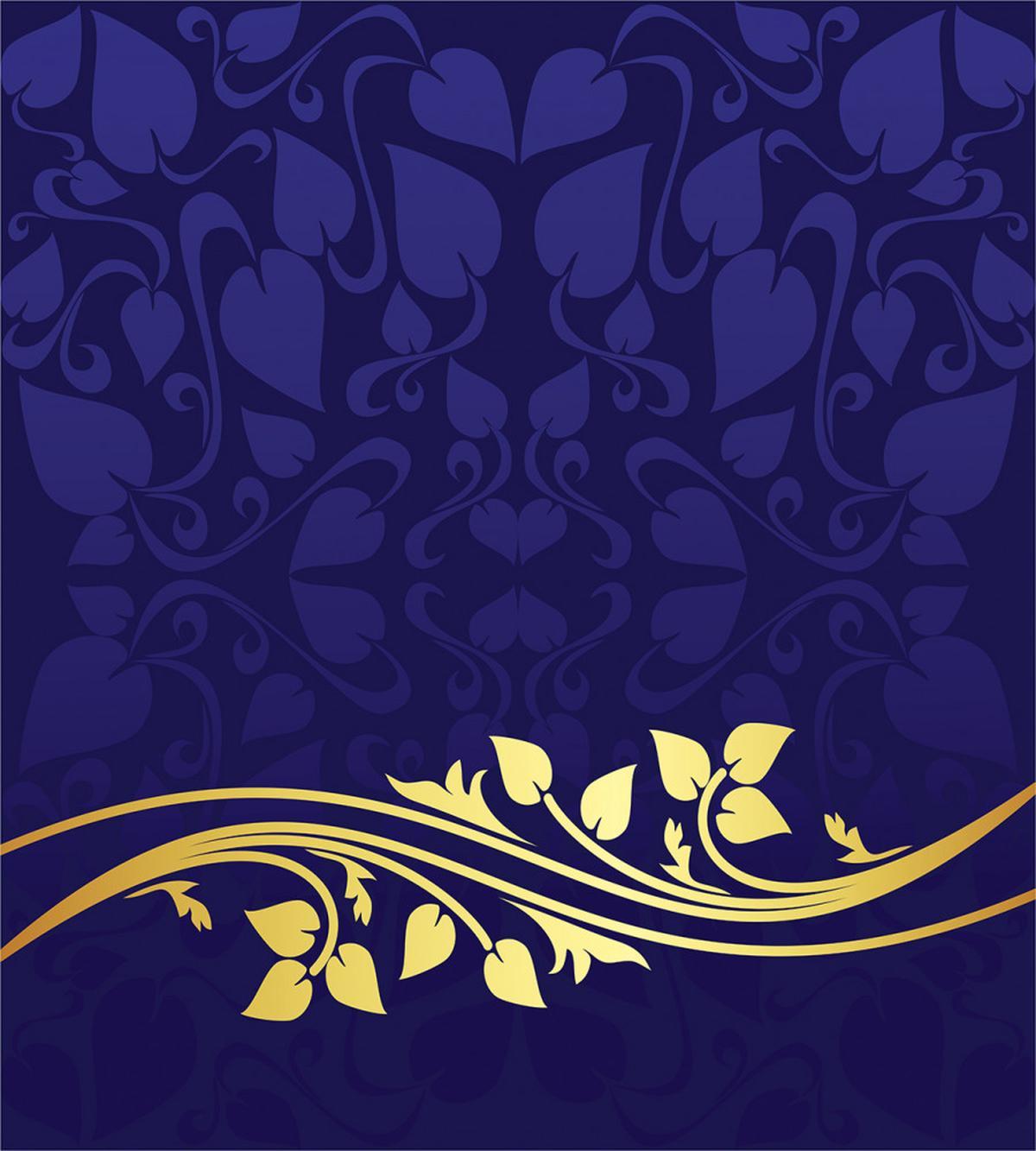 Romantic Royal Leaves — Pattern