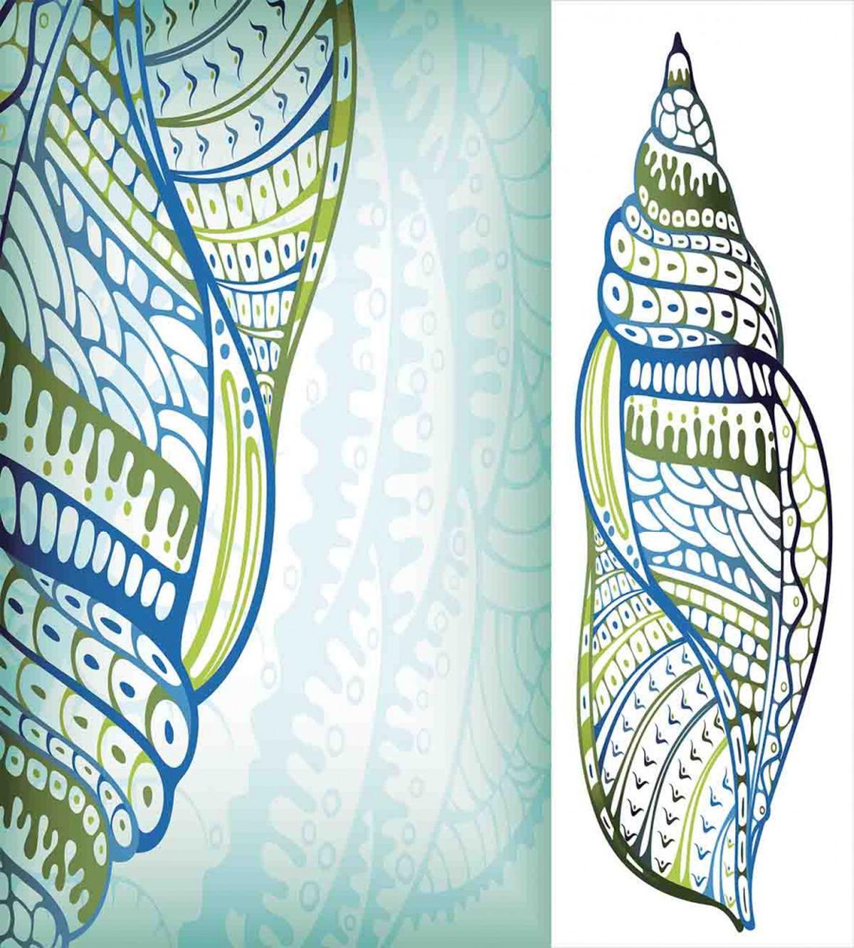 Seashell Ornate Motifs — Pattern