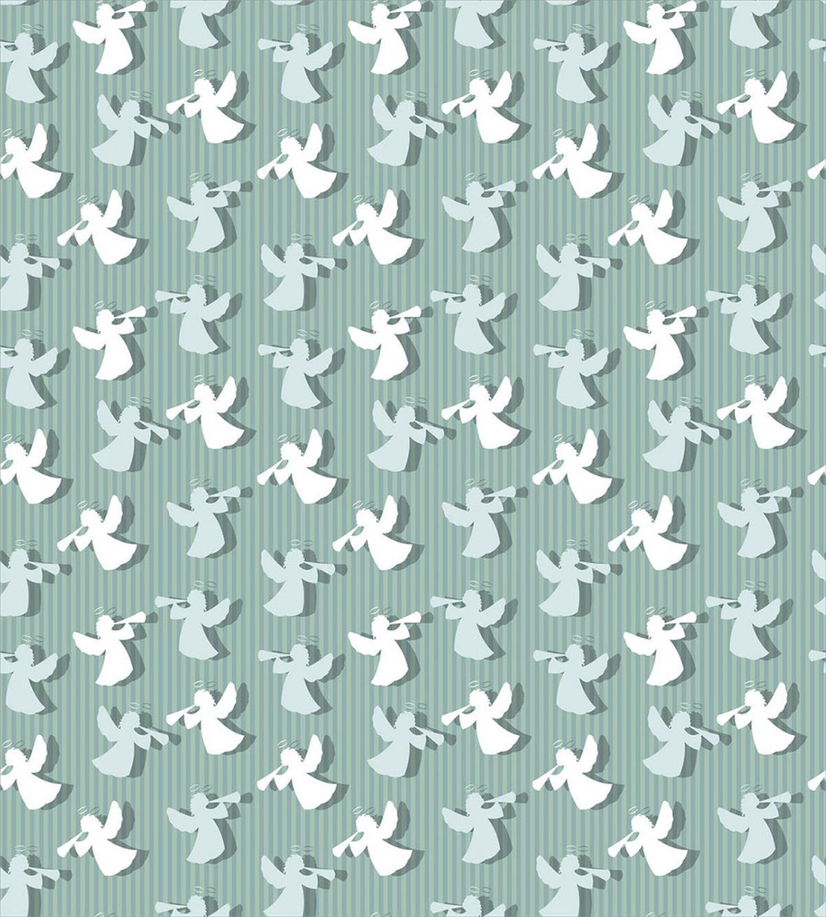 Xmas Silhouettes Striped — Pattern