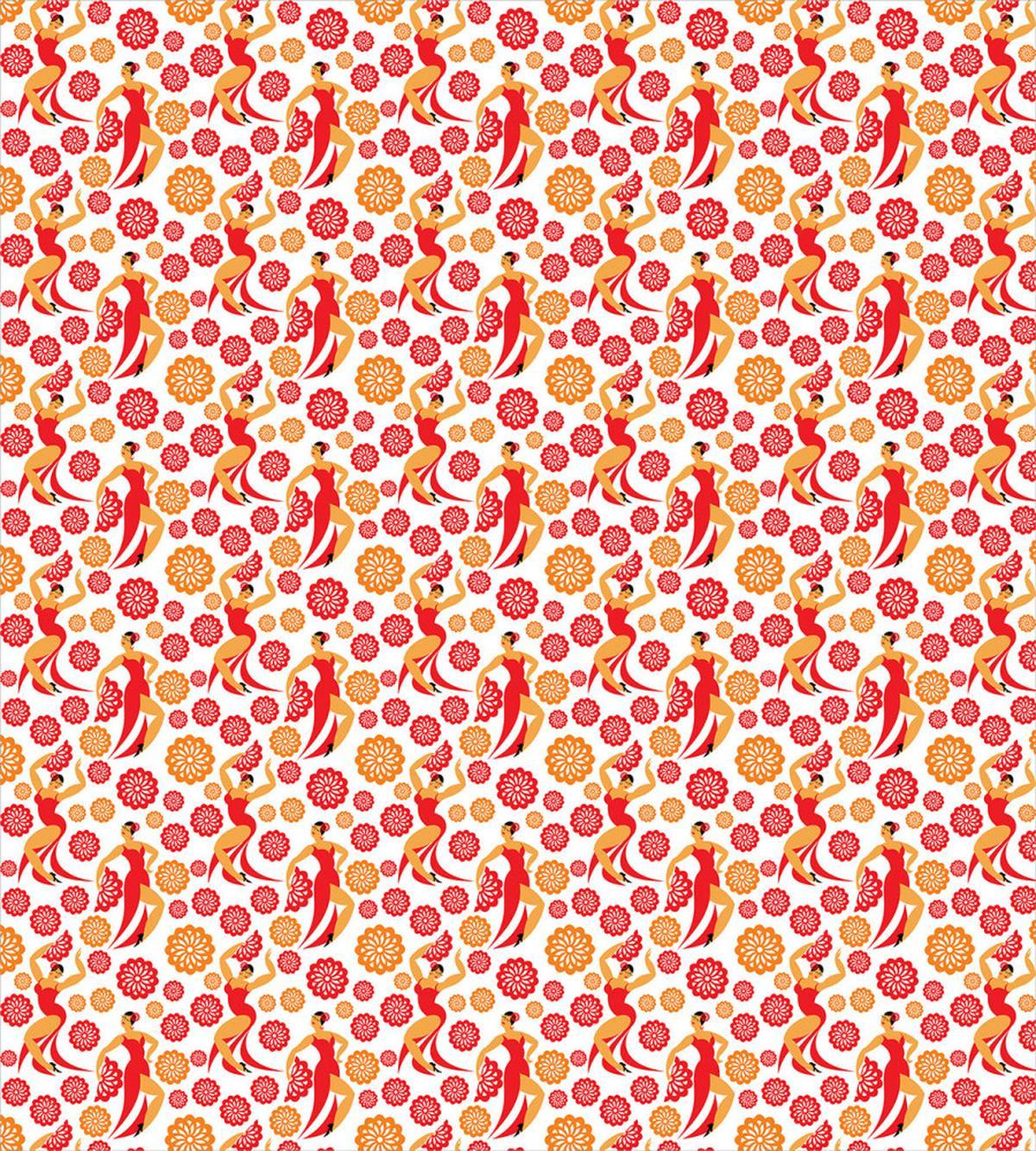 Flamenco Dancers Ethnic — Pattern