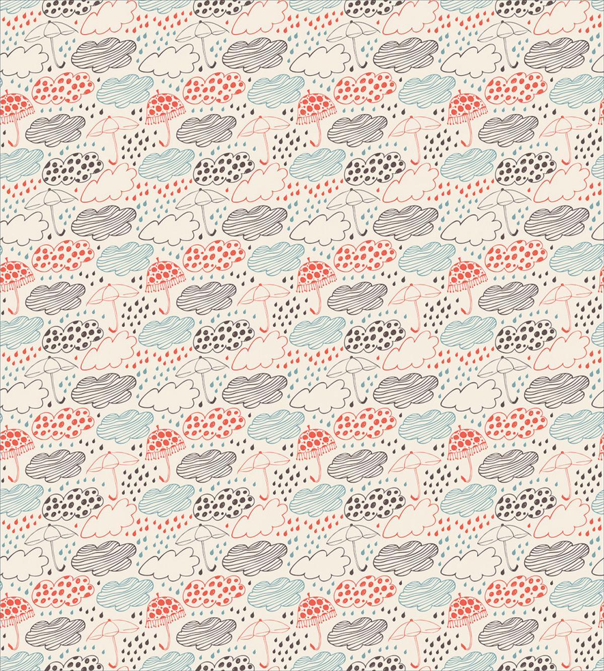 Ornate Clouds Downpour — Pattern