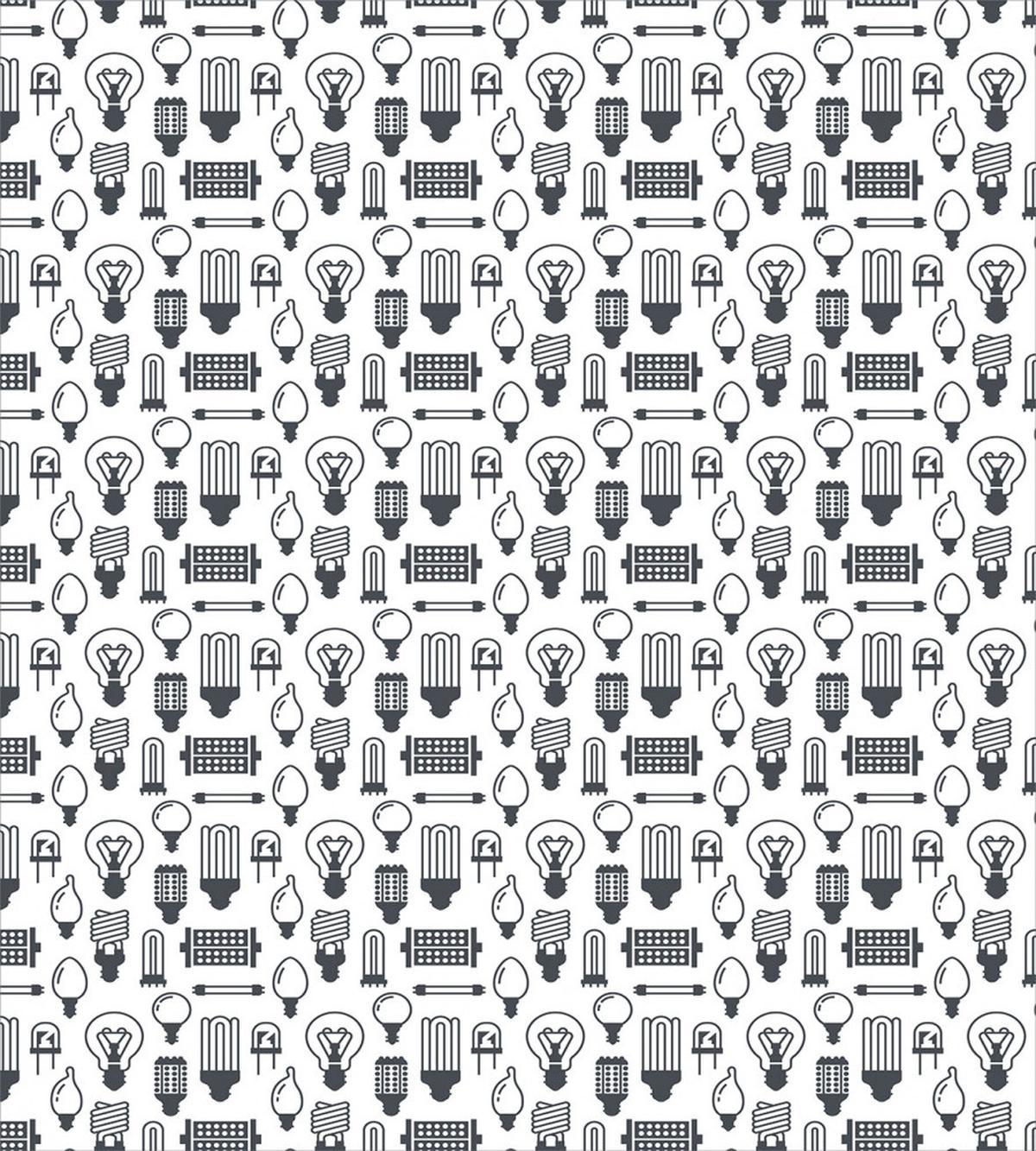 Various Lamp Types Pattern — Pattern