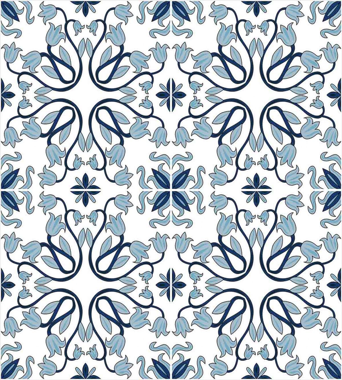 Persian Palace Buds — Pattern