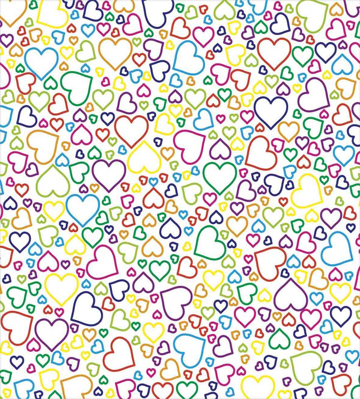 Pop Art Curls Affection — Pattern
