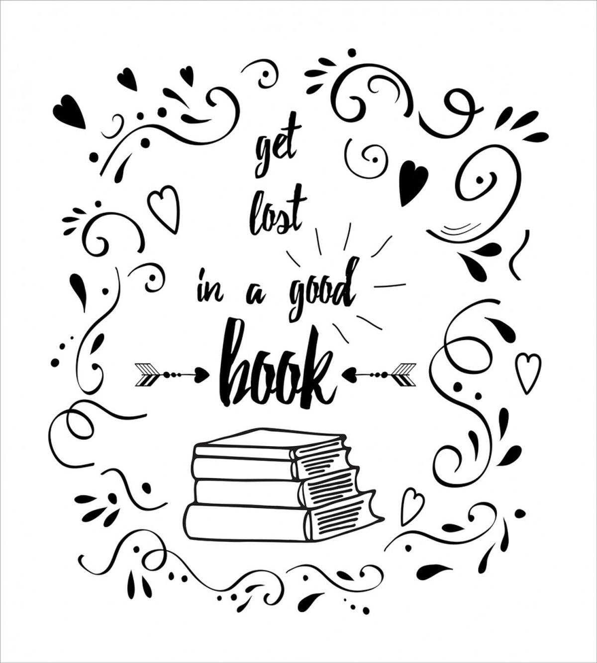 Get Lost in a Book — Pattern