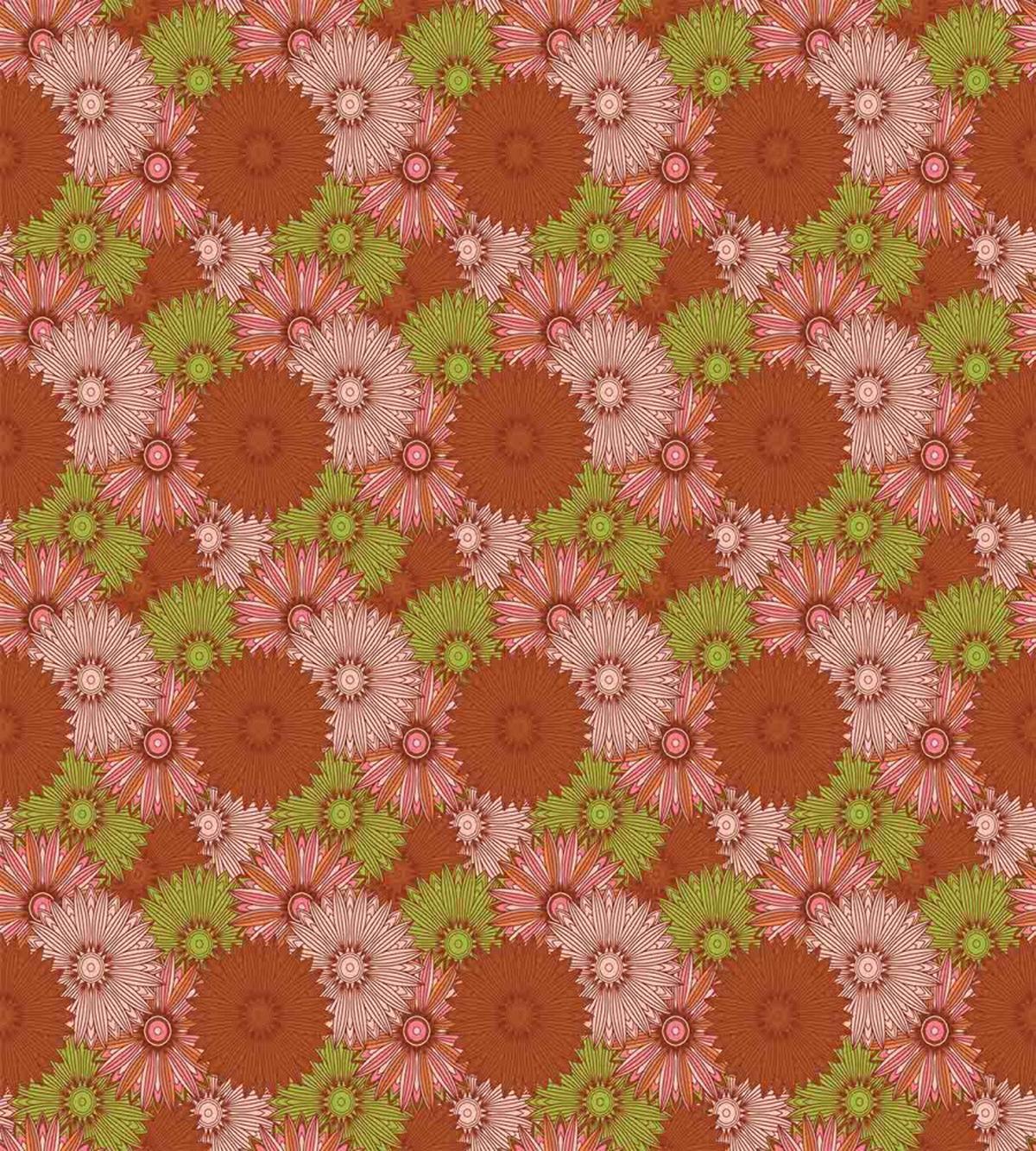 Gerbera Petals Blossoming — Pattern