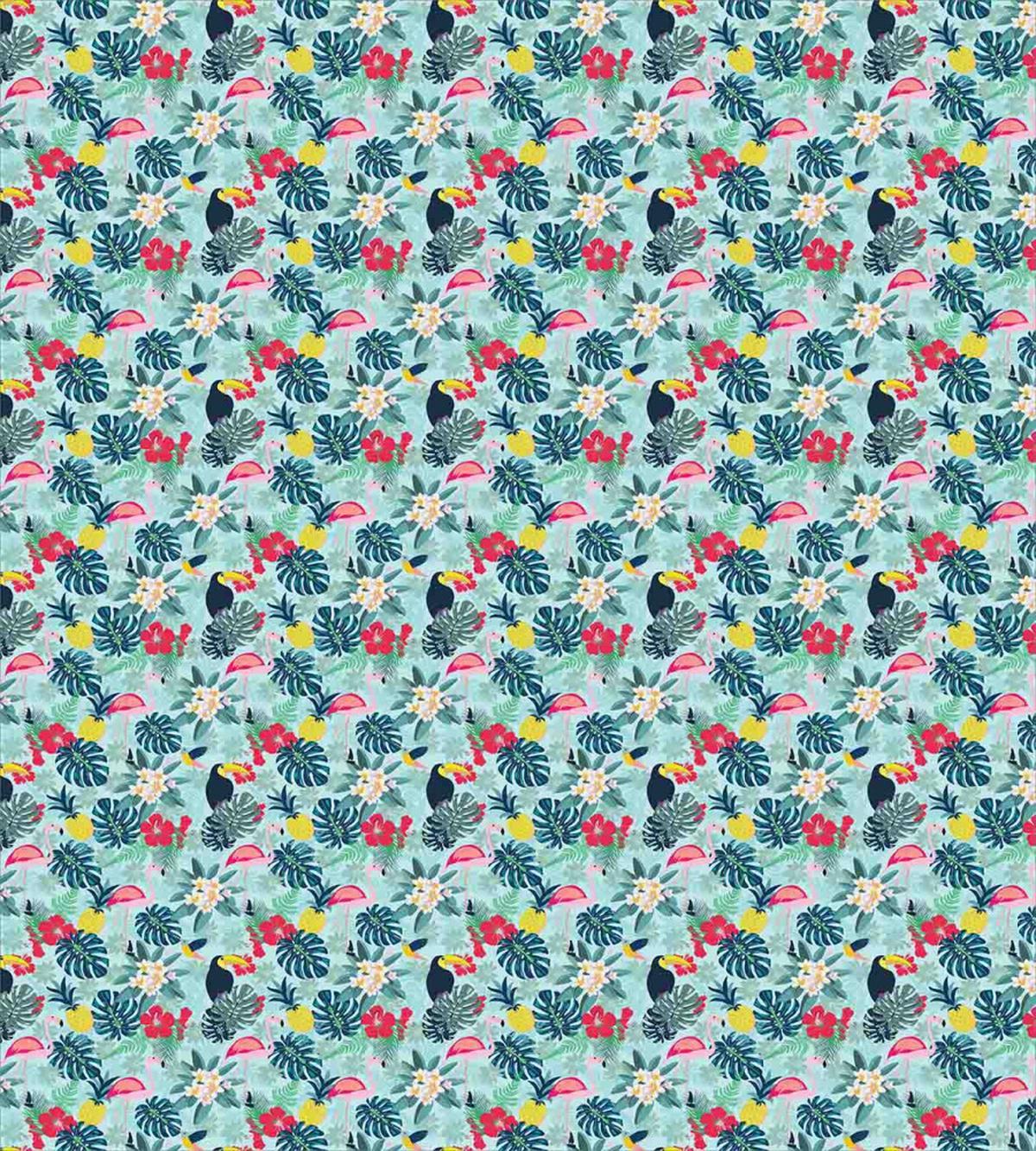 Flamingo Pineapple Toucan — Pattern