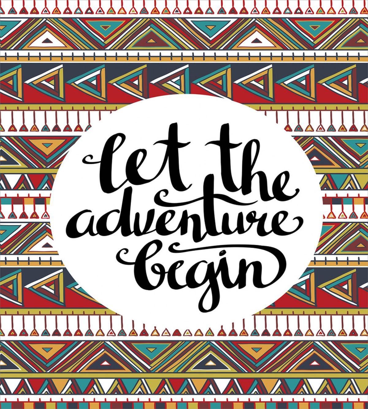 Geometric Aztec Motifs — Pattern