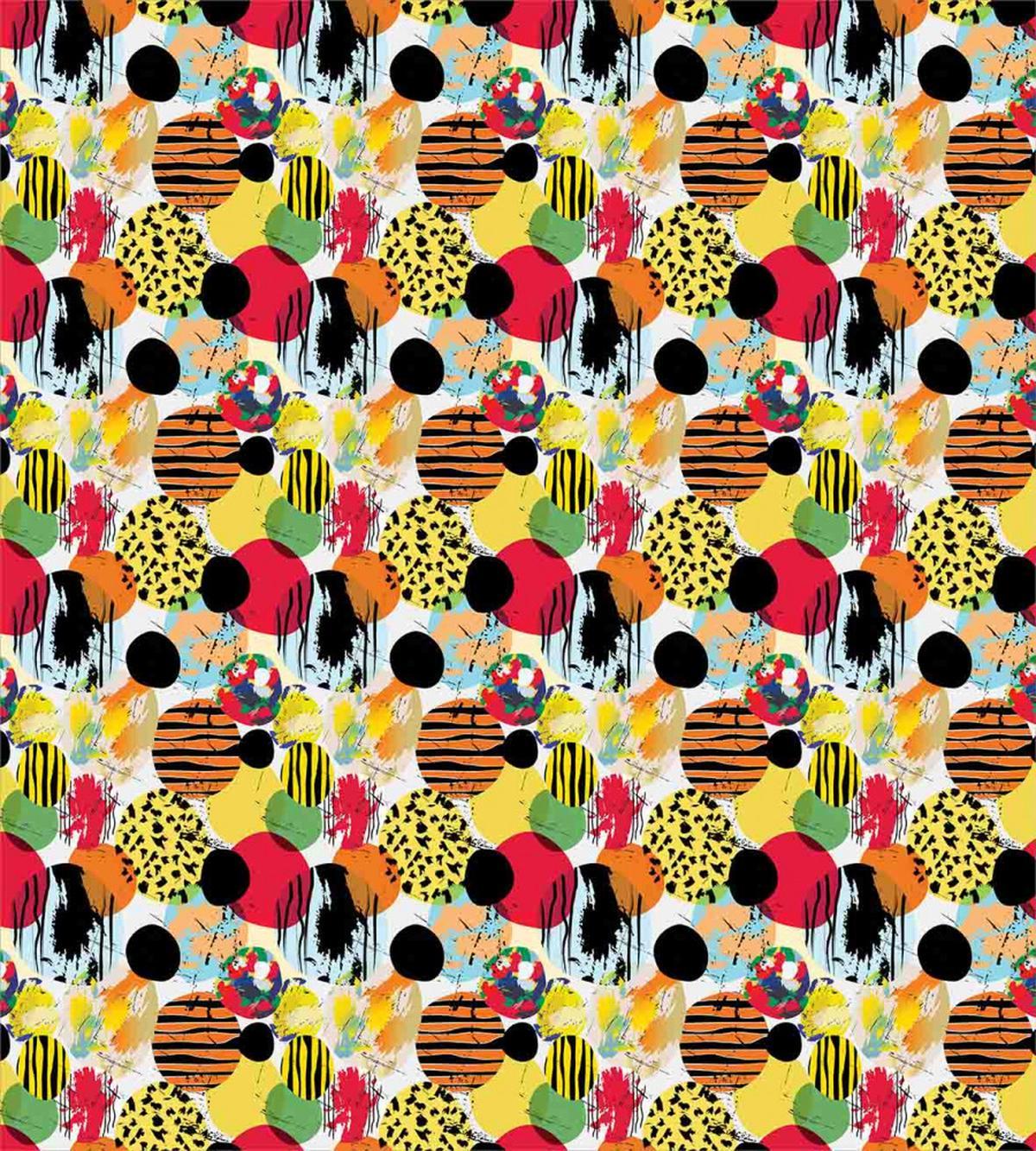 Circles Brush Strokes — Pattern
