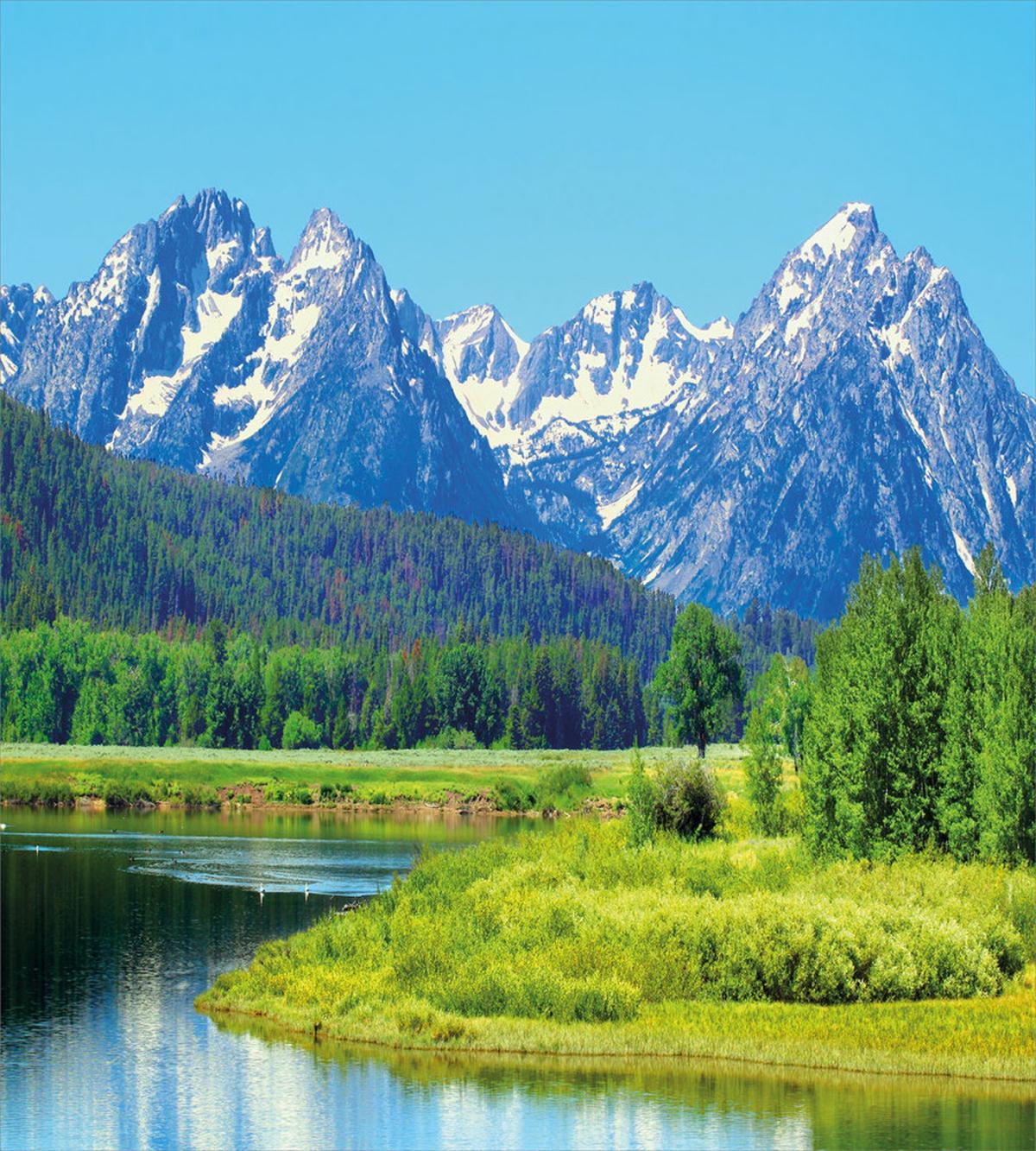 Grand Teton Mountains — Pattern