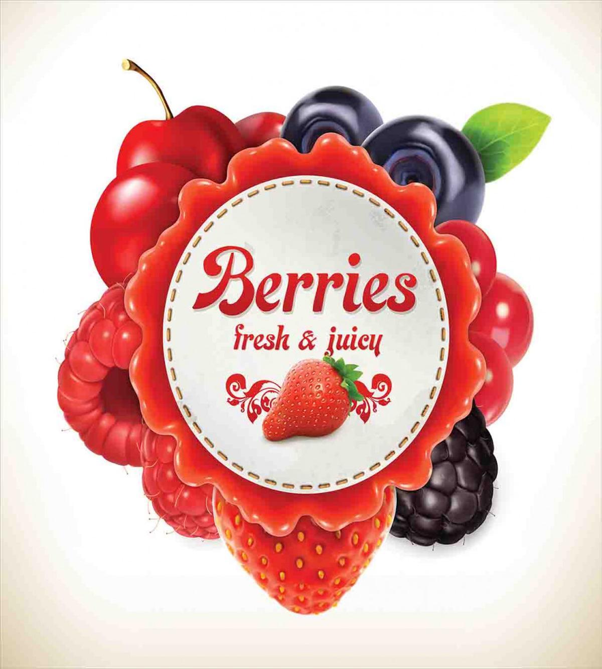 Colorful Berry Pattern — Pattern