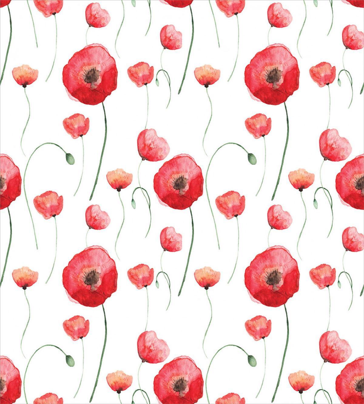 Poppy Blossom Leaves — Pattern