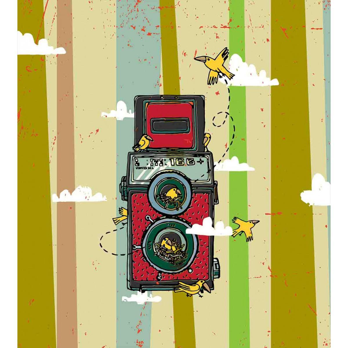 2 Lenses and Birds Clouds — Pattern