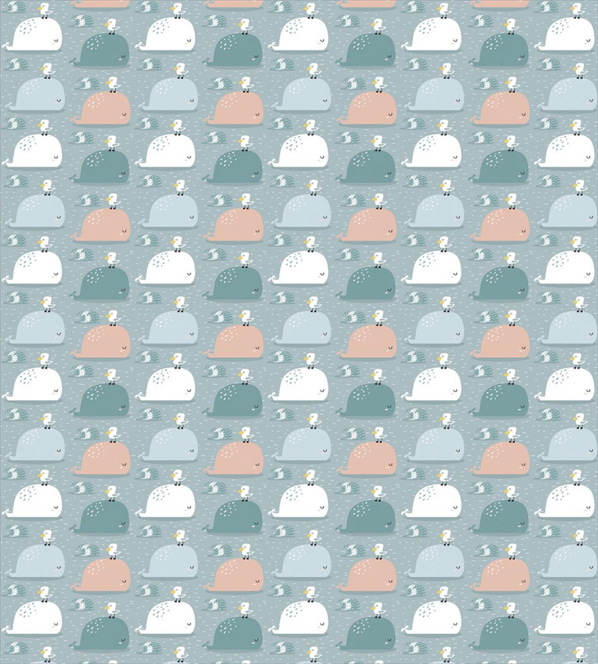 Cartoon Marine Animals — Pattern