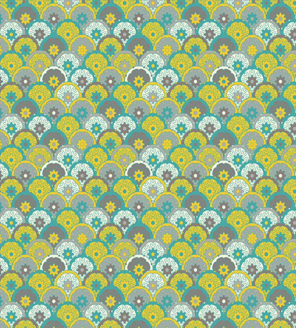 Fish Scale Mandala Motif — Pattern