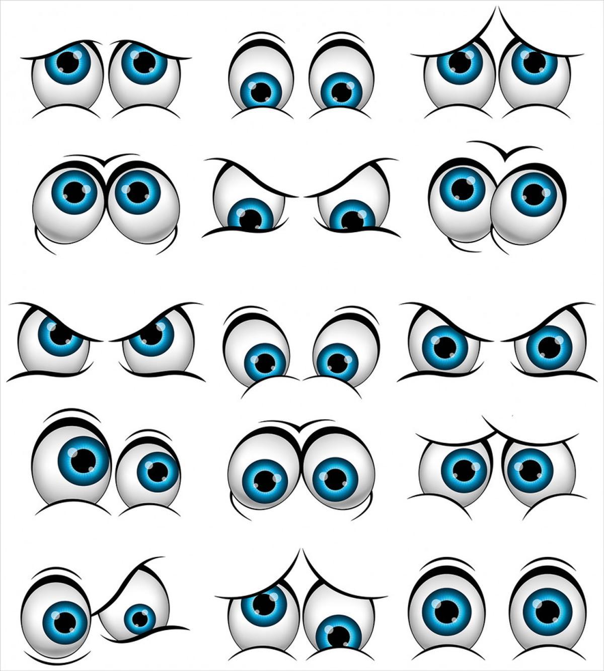 Cartoon Emoticons Funny — Pattern