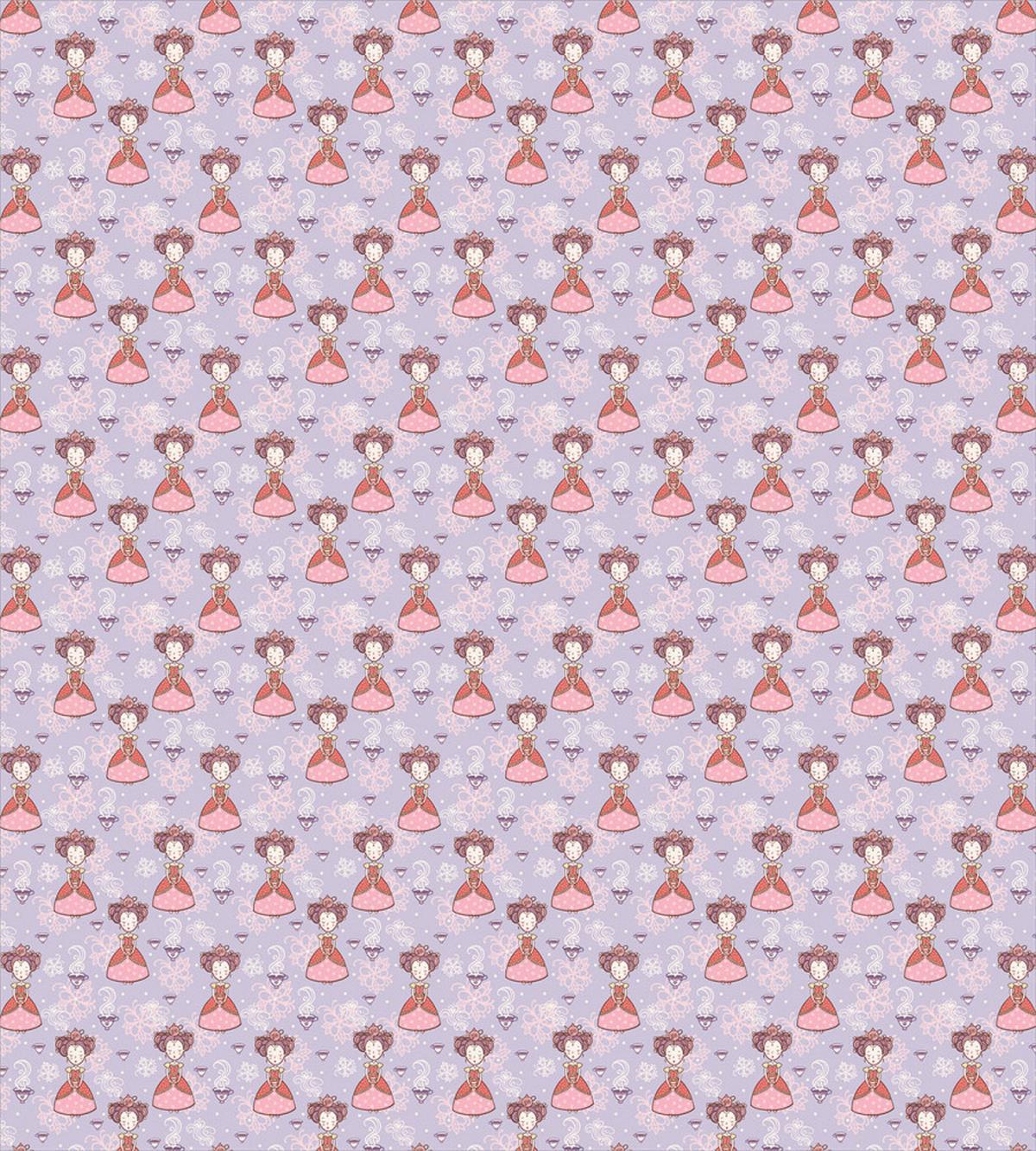 Girls with Teacups Floral — Pattern