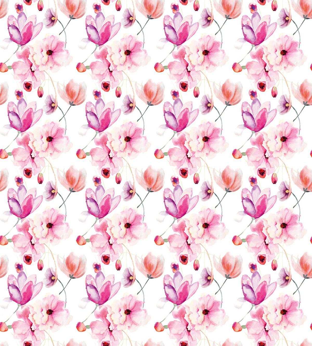 Watercolor Spring Blooms — Pattern