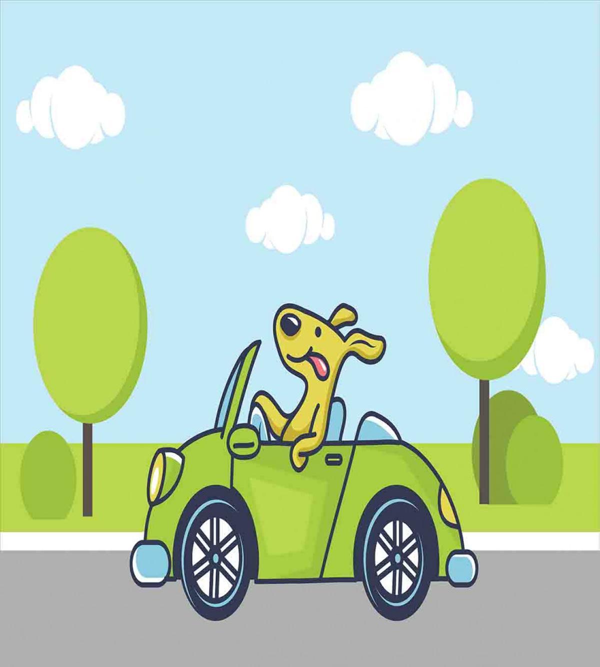 Puppy on the Road — Pattern