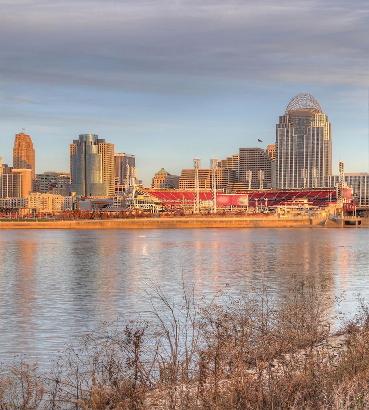 Vertical of City River — Pattern