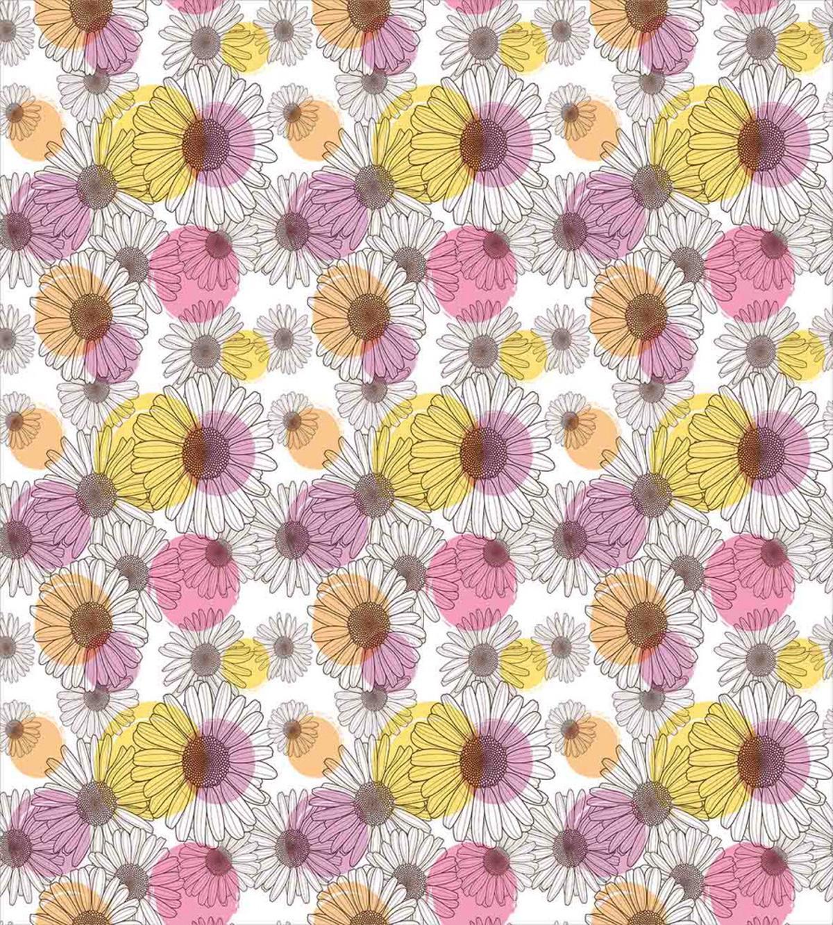 Floral Sketch and Dots — Pattern