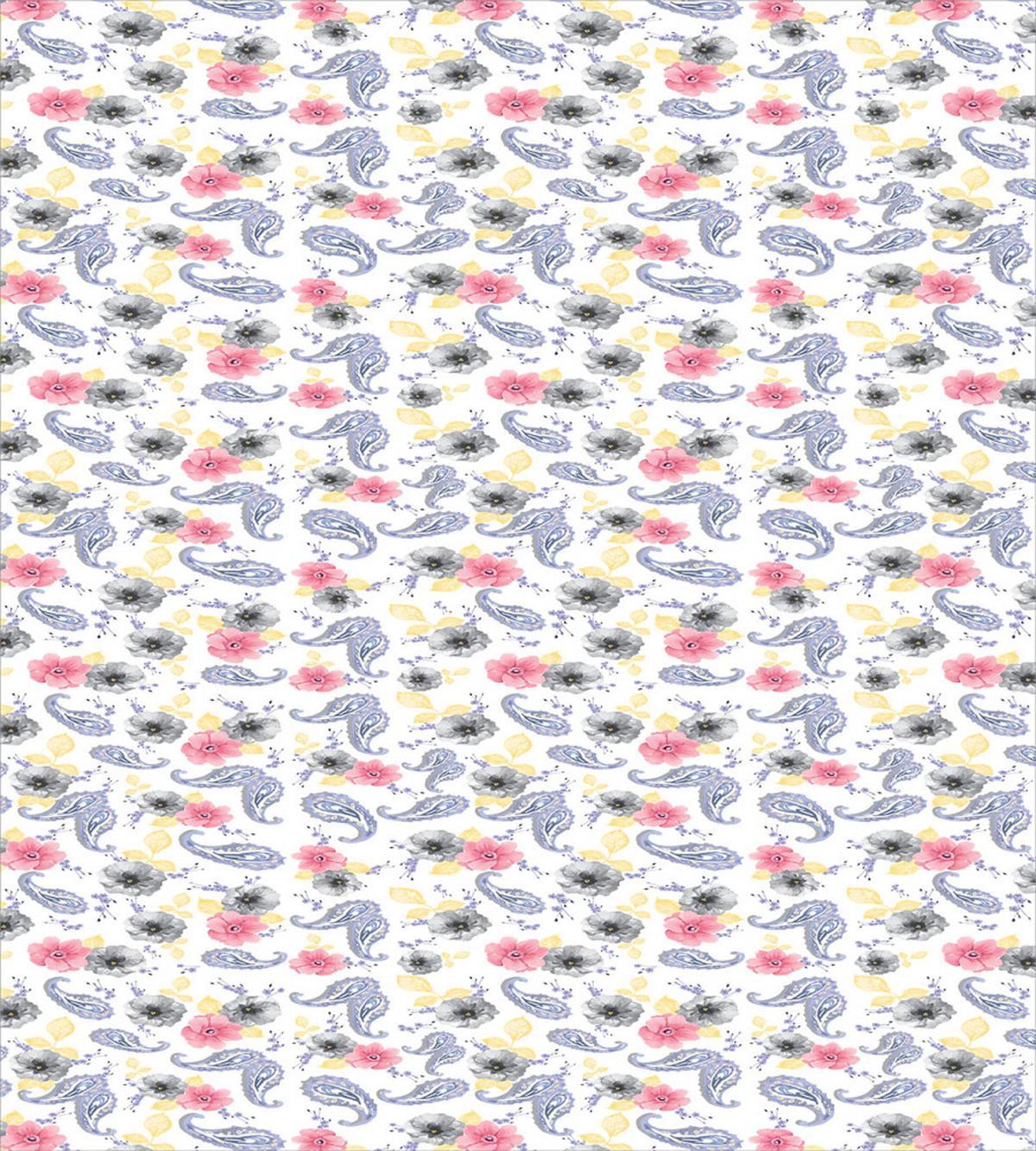 Wildflowers Leaves Art — Pattern