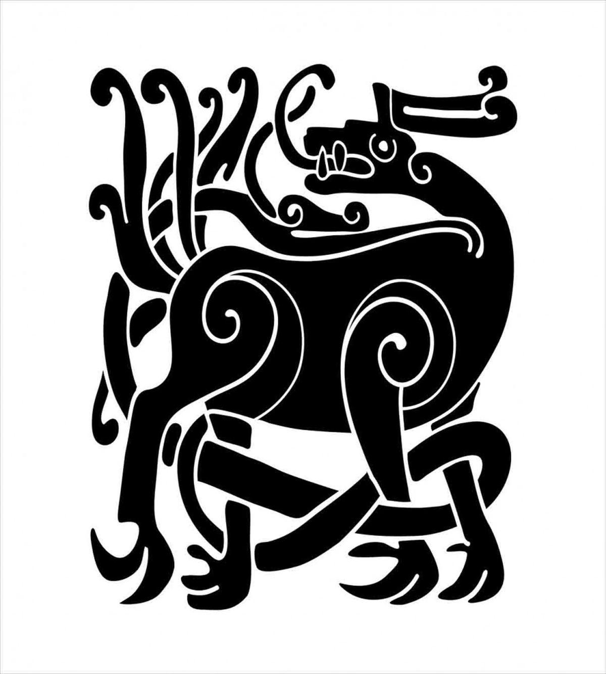 Samhain Celtic Deer — Pattern