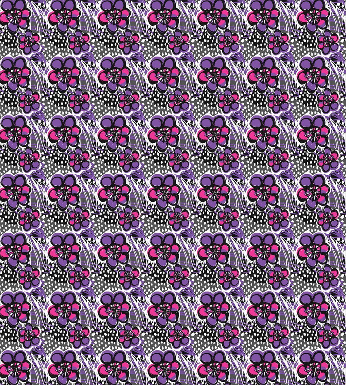 Doodle Style Brush Strokes — Pattern