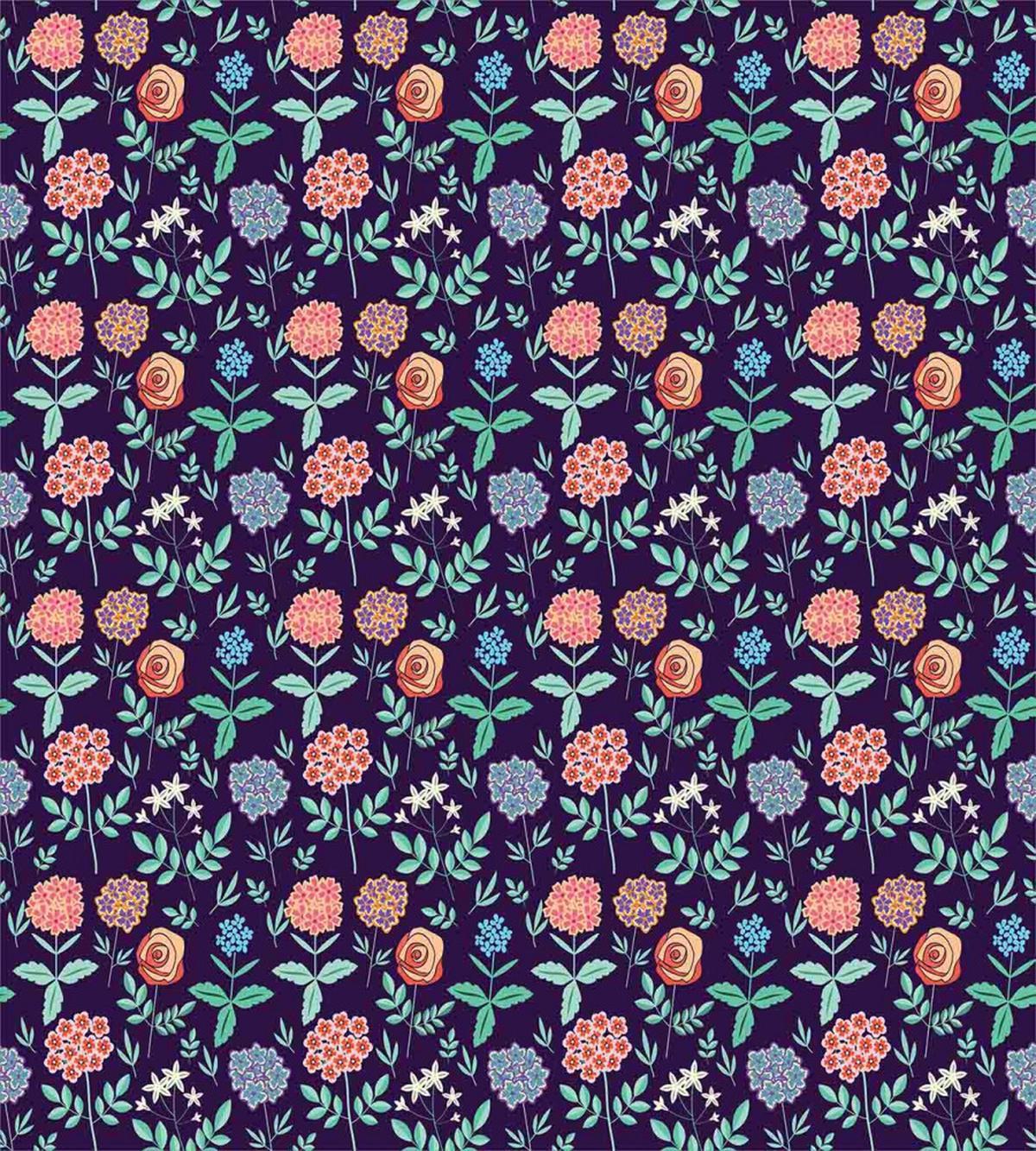Spring Foliage Jasmines — Pattern