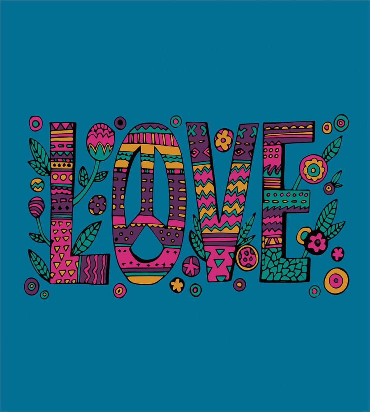 Love Wording in Hip Style — Pattern