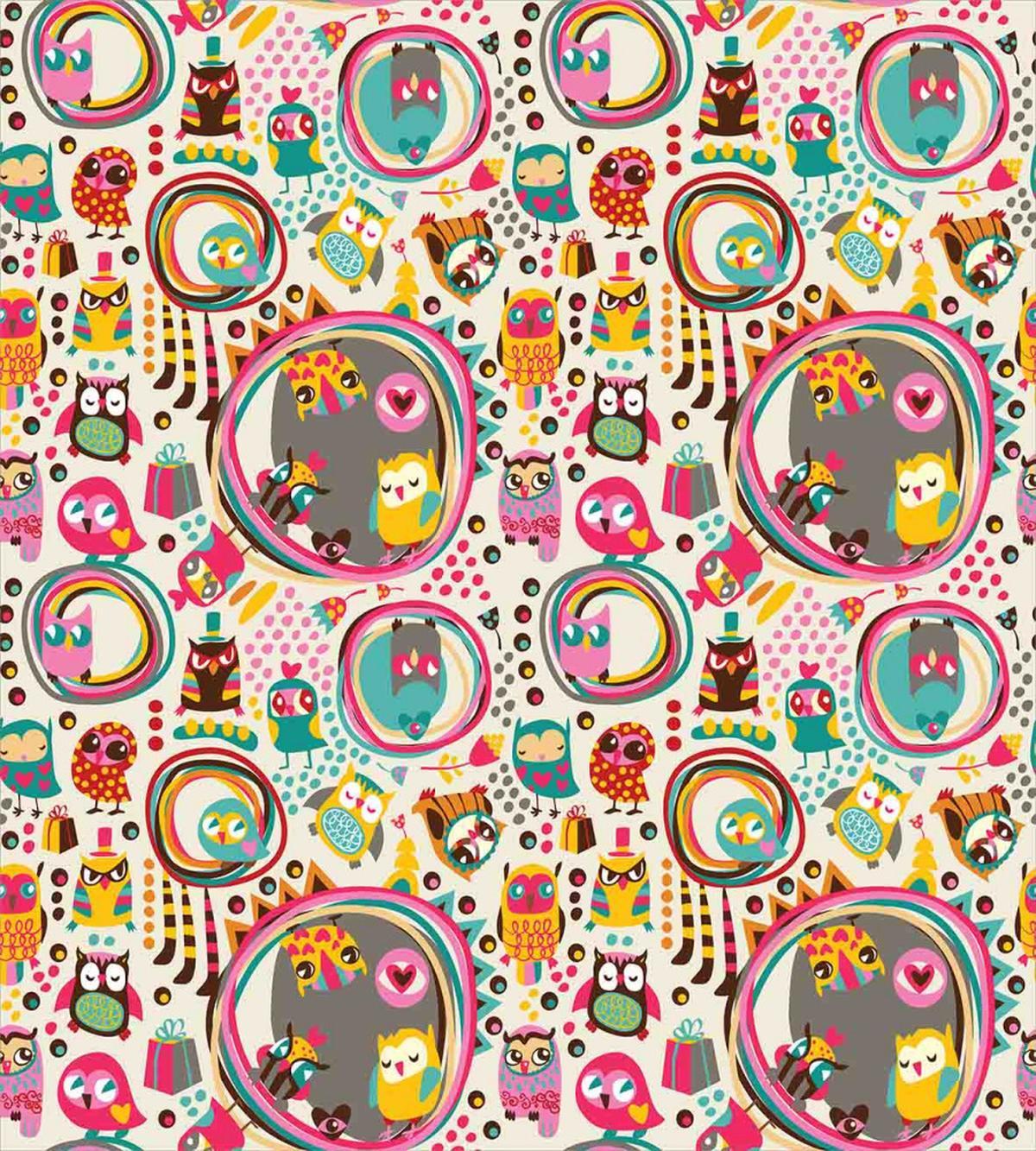Cartoon Flying Animals — Pattern
