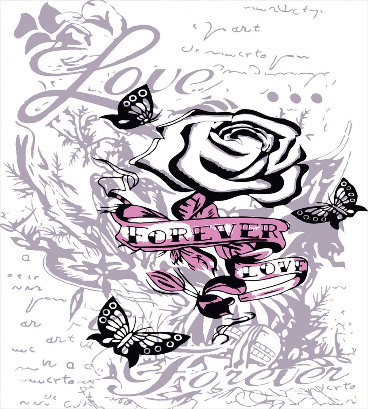 Abstract Butterflies Love — Pattern