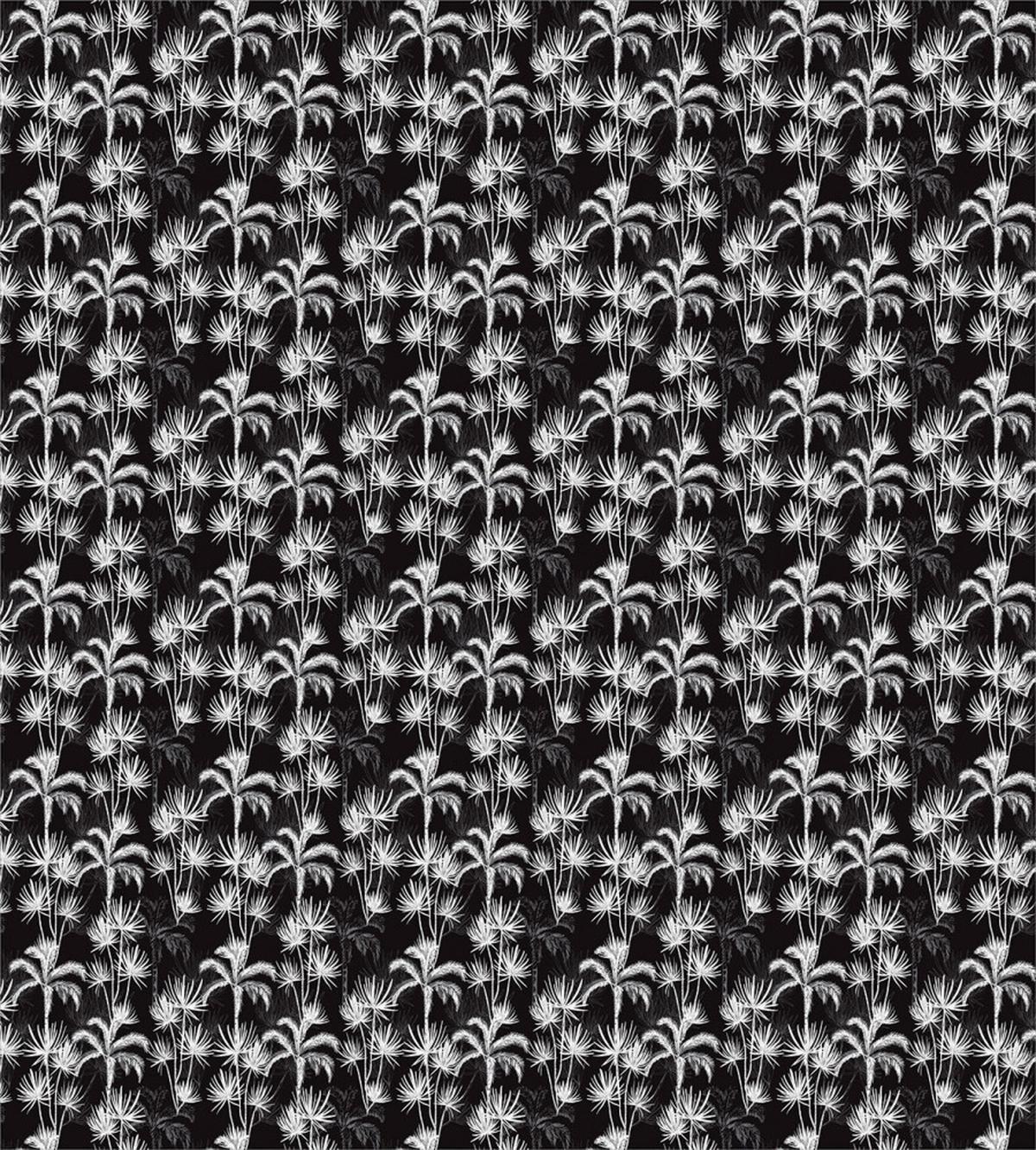 Exotic Palm Tree Sketch — Pattern