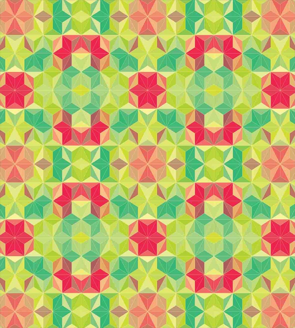 Mosaic Cubes Hexagon — Pattern
