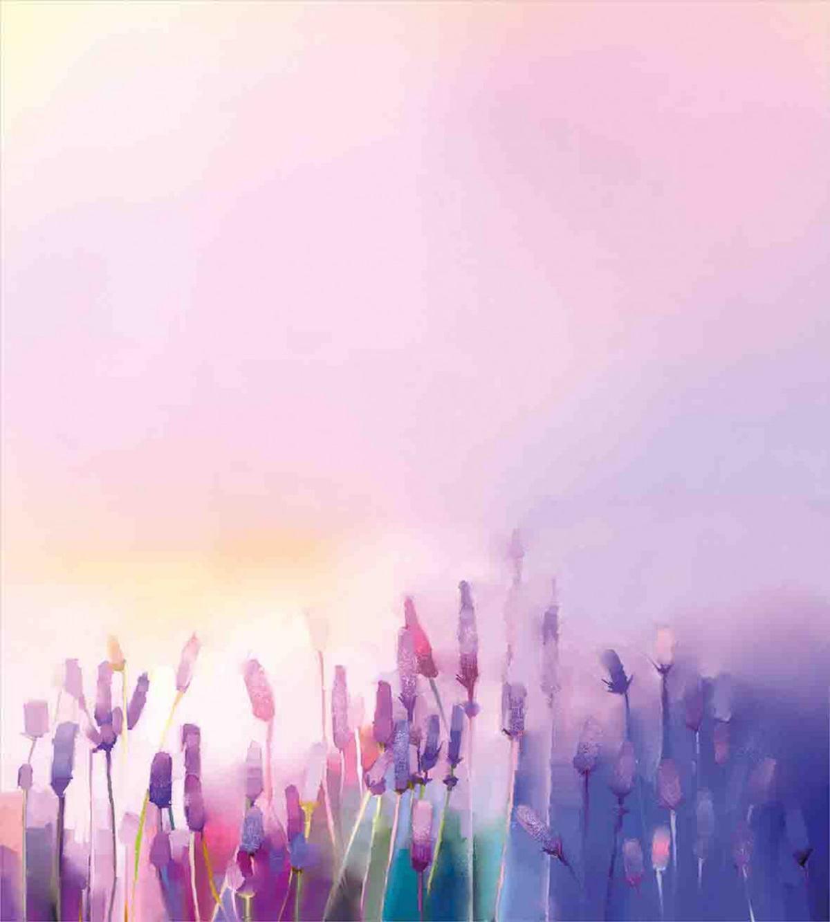 Lavender Violet Flowers — Pattern