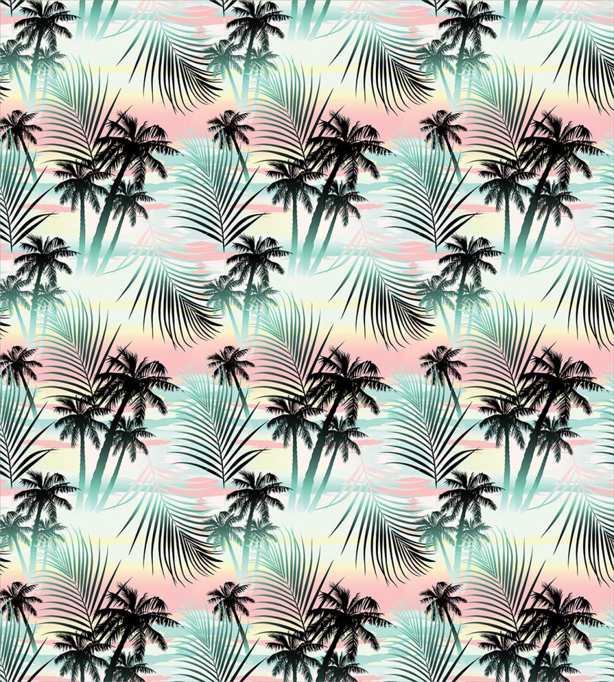 Summer Palm Trees Fern — Pattern
