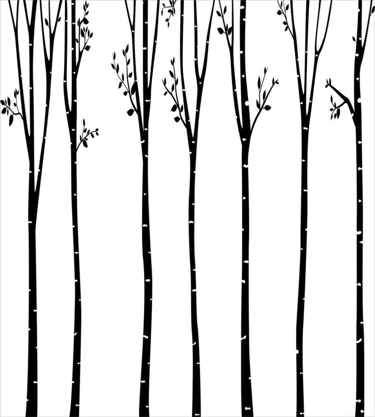 Autumn Tree Foliage — Pattern
