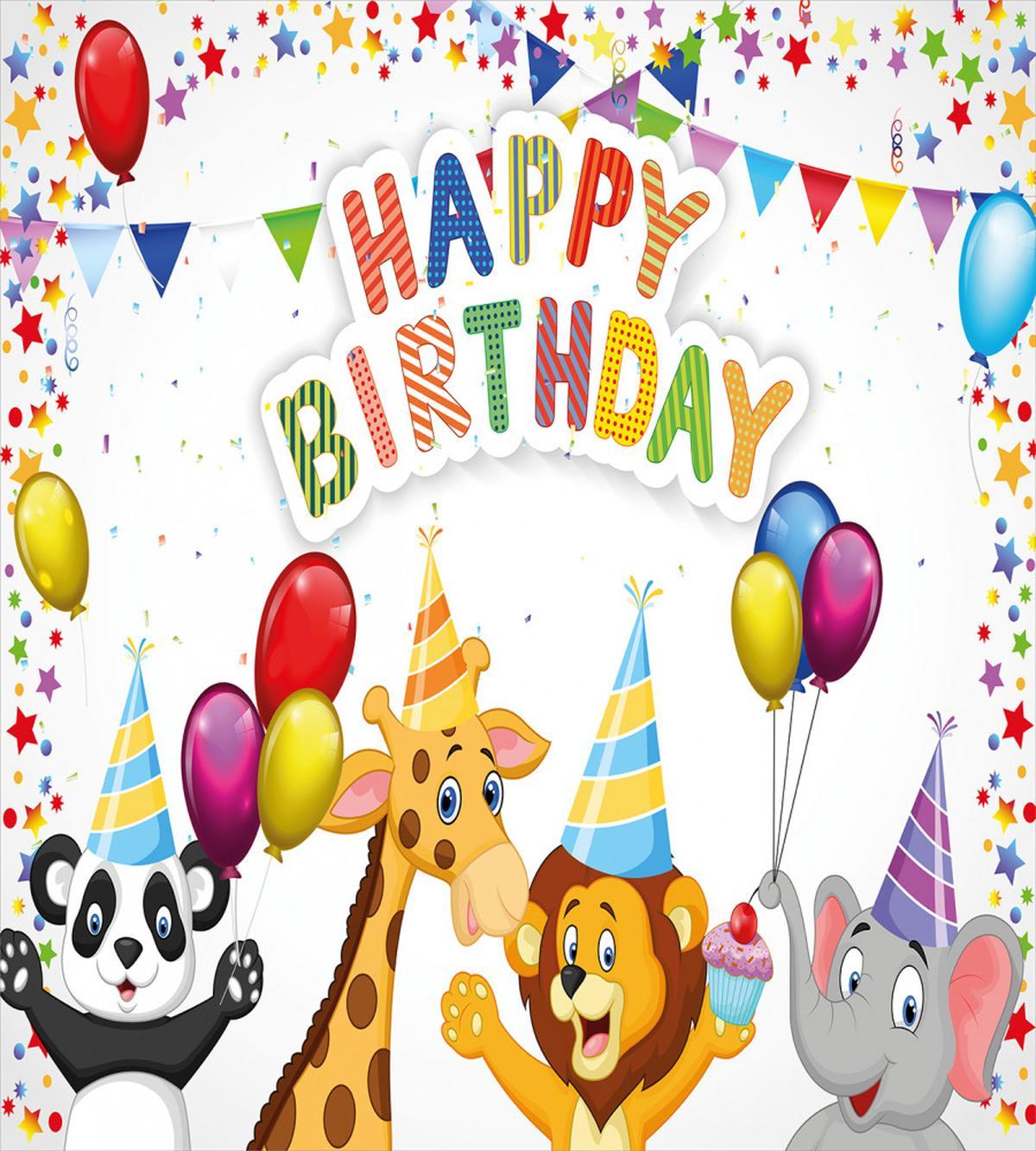 Cartoon Animals Party — Pattern