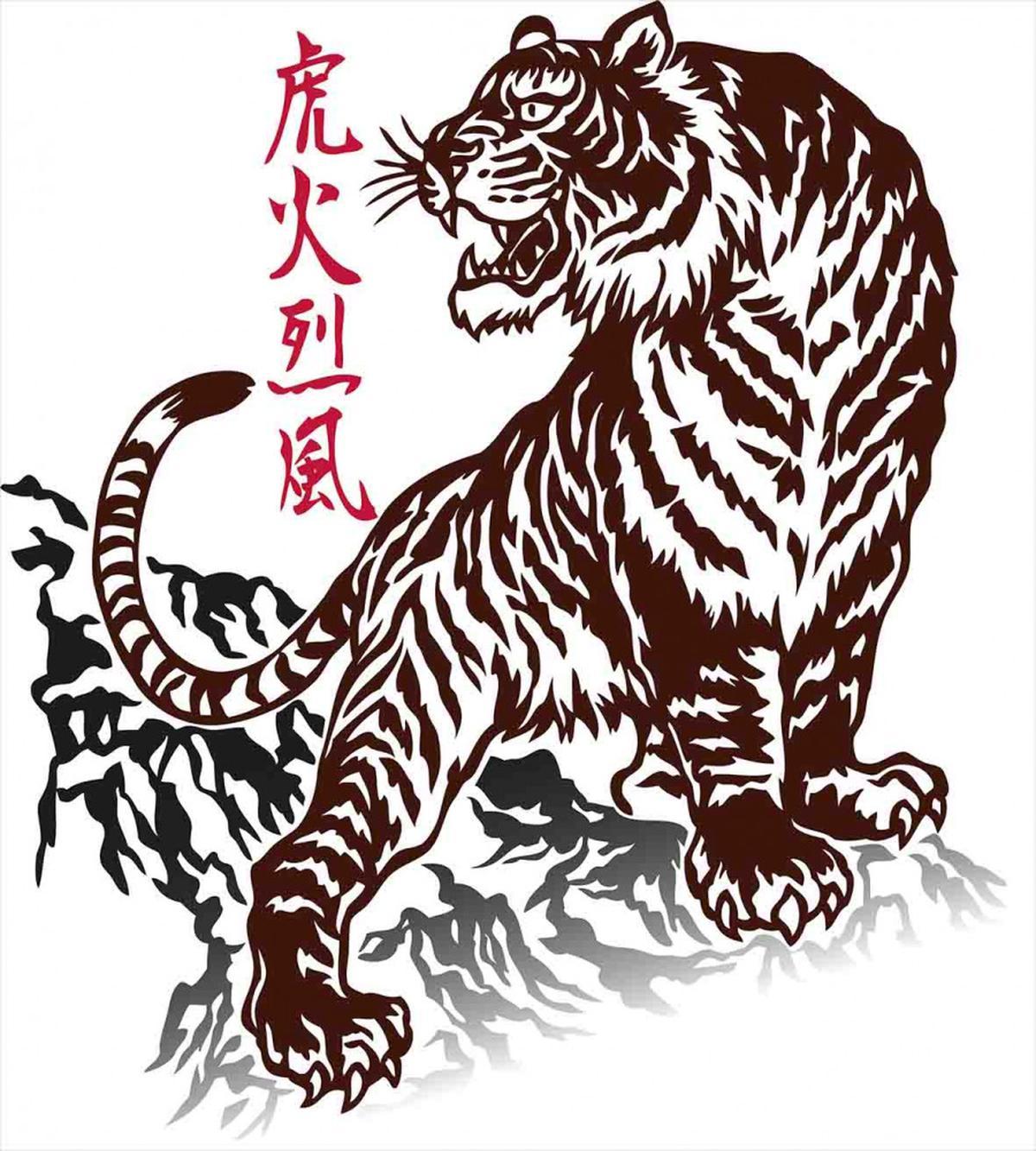 Wild Chinese Tiger — Pattern