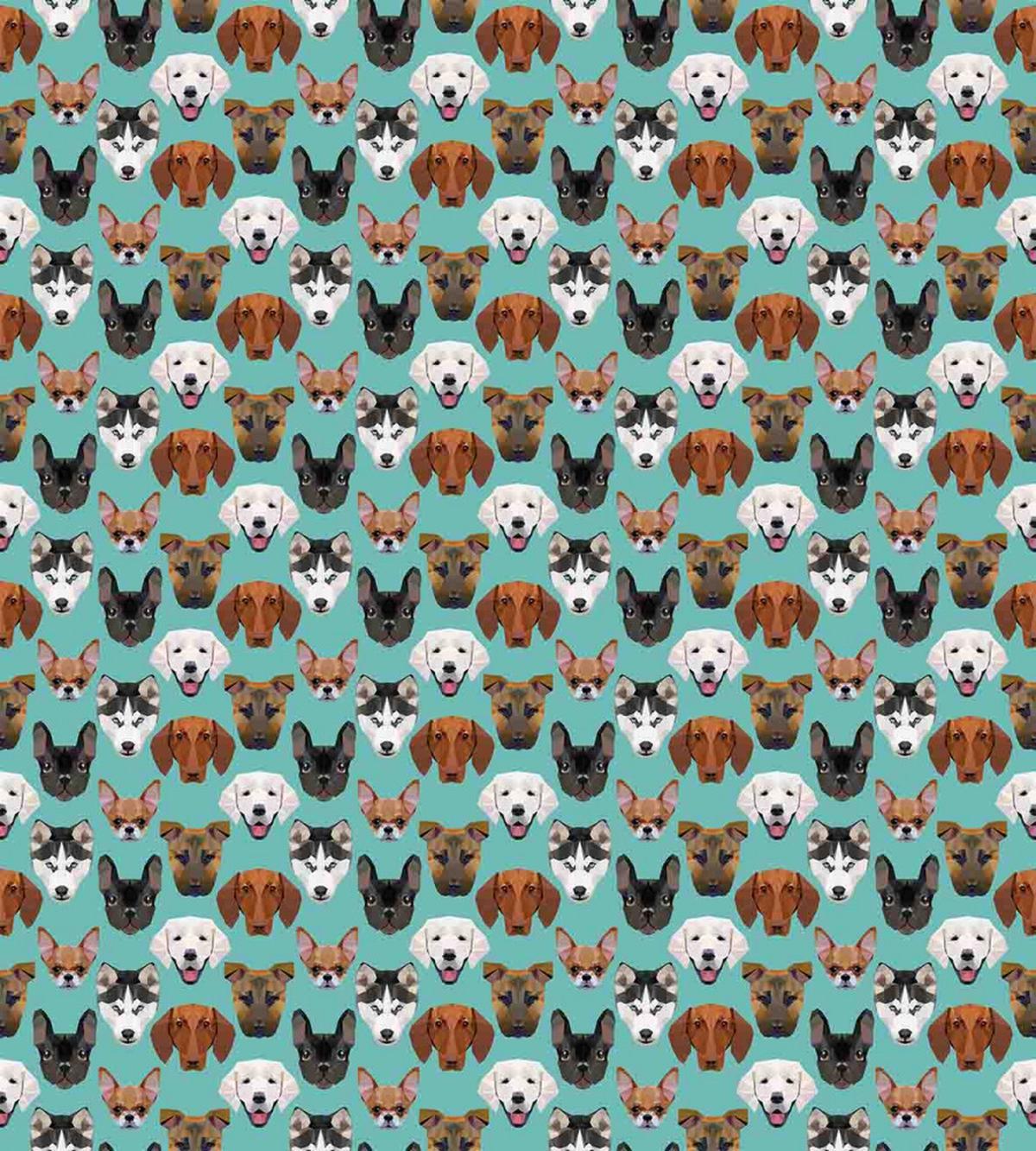 Polygonal Art Different Breeds — Pattern