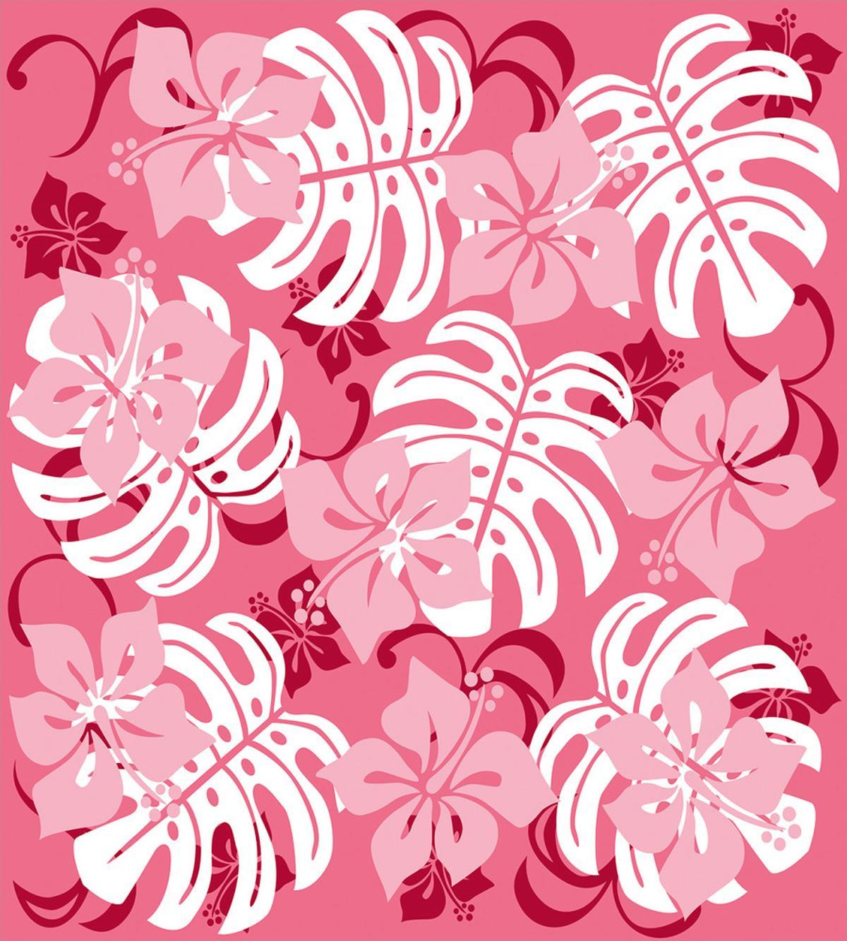 Monstera Leaves Blossoms — Pattern