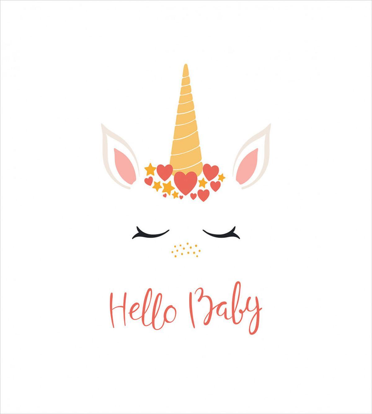 Nursery Lettering Horns — Pattern