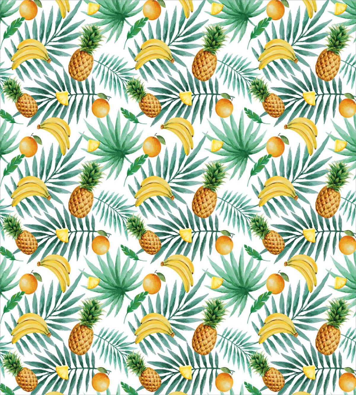 Exotic Fruits Leaves — Pattern